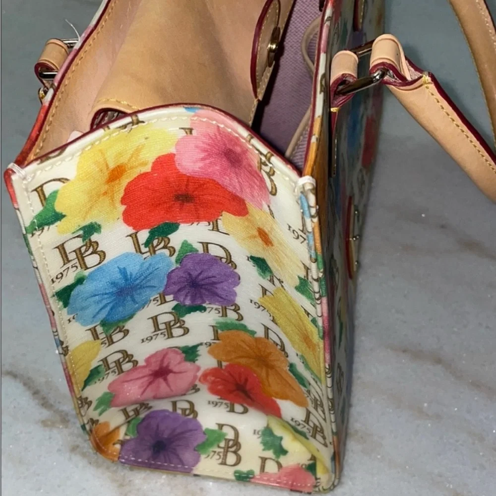 Dooney & Bourke Multicolor Floral Tote - Picture 7 of 17